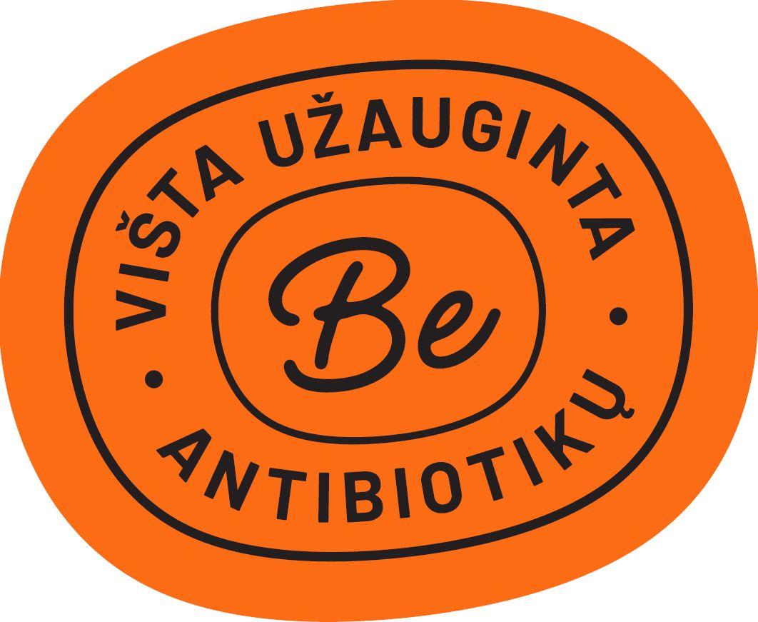 Prekės ženklas: VIŠTA UŽAUGINTA Be ANTIBIOTIKŲ